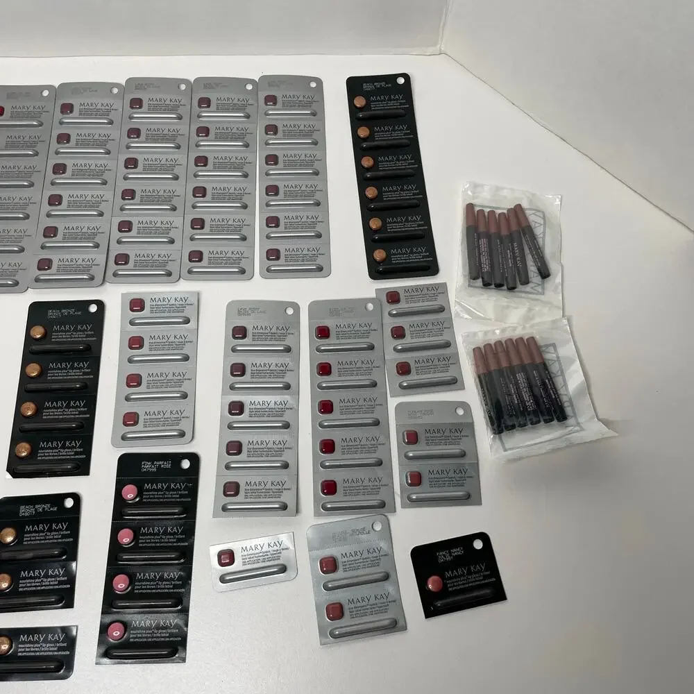 NEW Mary Kay Lipstick Lipgloss Lot 116 Samples - Picture 4 of 4